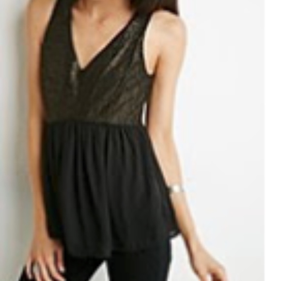 Forever 21 NWT Peplum top - Picture 2 of 5
